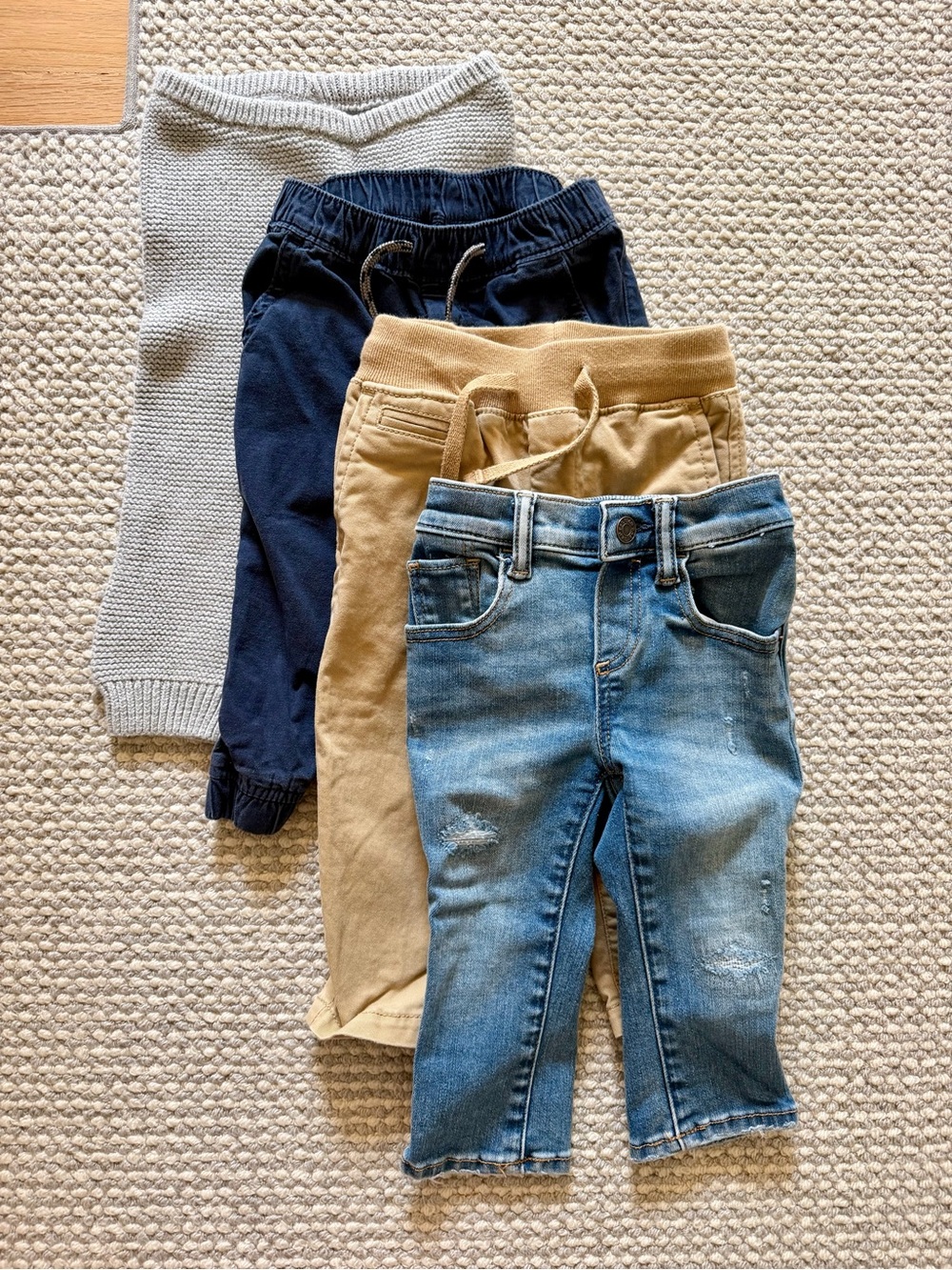Baby Gap 12–18 Months Pants Bundle | 4-Piece Wardrobe Essentials